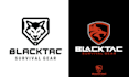 design modern tech security and technology logo