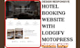 design hotel booking website with motopress lodgify integration