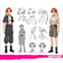 design a professional anime character sheet reference