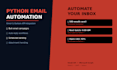 build a python email automation system
