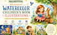 create whimsical watercolor childrens book illustrations