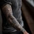 draw a attractive tattoo sleeve art