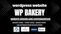 build wordpress website with salient theme and wpbakery