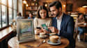 make wifi qr code sign for cafe shop office