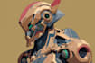 draw mecha robot character design
