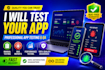 provide closed testing 12 testers 20 testers mobile app testing 12 testers