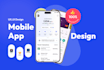 design fintech mobile or web app, dashboard UI UX in figma