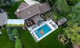 design 3d landscape, back yard design, front yard with rendering