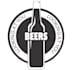 create a professional beer logo with retro style
