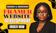 redesign framer website, build framer, revamp framer website, framer design