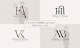 design custom wedding logo, monogram and initials