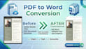 convert PDF to editable word document manually