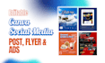 design custom canva social media posts, ads, and flyers