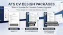 design ats friendly CV and professional resume