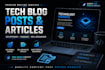 write SEO tech blog posts that rank on google