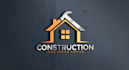 design real estate, roofing, construction logo