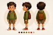design children book characters and mascots