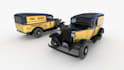 retro vehicle low poly 3d models for unity and unreal