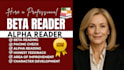 beta read your first chapter and give honest reader feedback