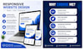 create a responsive website using HTML CSS bootstrap