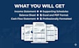 prepare income statement, balance sheet and cash flow statement