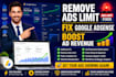 remove ad limit from your account and start showing ads properlyi will re