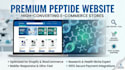 design a high converting shopify or wordpress peptide website