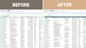 clean and organize your excel or CSV data