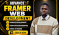 design framer website develop framer website framer landing page framer template