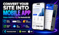 convert your website to android and ios webview flutter app