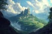 fantasy concept landscape illustrations