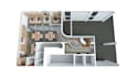 create realistic 3d office interior rendering and floor plan
