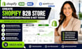 create shopify b2b store with customer pricing and net terms sparklayer b2c apps