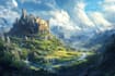 design amazing fantasy landscape
