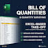 prepare professional boq, cost estimation and qs