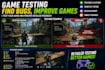 test your PC game and provide detailed feedback
