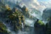 make amazing fantasy landscape illustrations