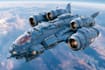 design futuristic sci fi spaceships and spacecraft