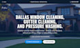 design and develop pressure washing, cleaning, car wash, window cleaning website