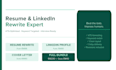 write resume and linkedin profile