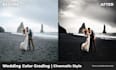 do wedding photo color grading and batch editing