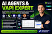 develop ai agents vapi ai chatbot ai app and ai website