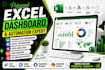 create excel dashboard, vba macro and automation