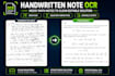 convert handwritten notes to searchable PDF