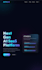 create a futuristic ai saas startup website design