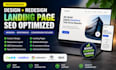design jimdo webflow webador squarespace wix landing page website redesign SEO