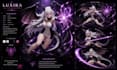 character sheet for vtuber, game, animation, comics, live2d rigging and 3d model