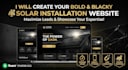 build solar website solar energy website solar panel website design and redesign