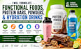 develop custom functional food, protein bar, and hydration drink formulations