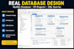 design mysql database and write sql queries